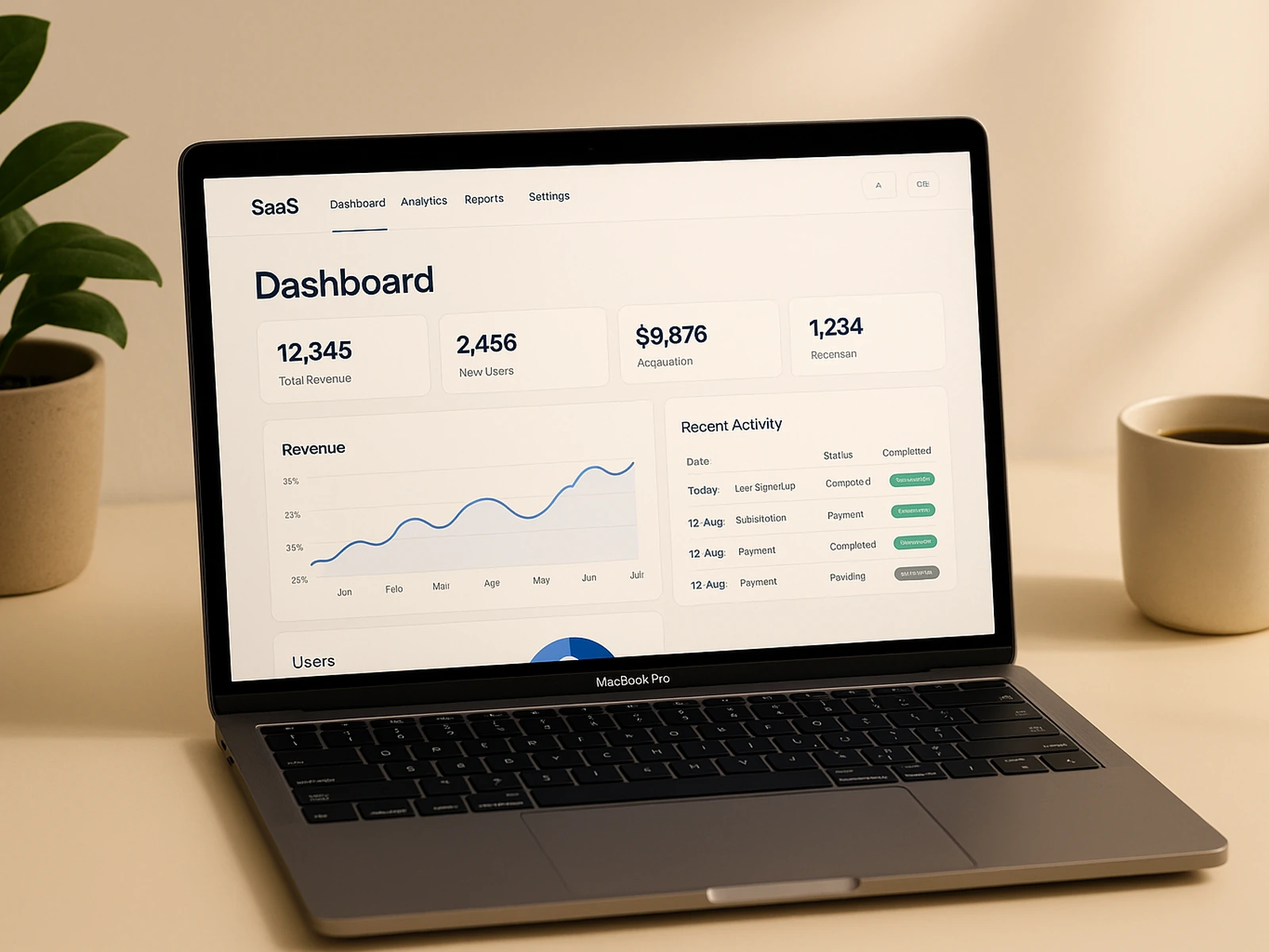 Novastra — SaaS Dashboard UI
